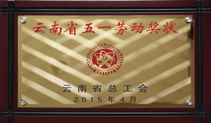 云南省五一勞動(dòng)獎狀—獎牌